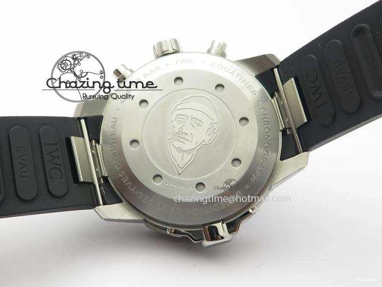 MIROTIME 0201 Aquatimer Chrono IW376803 V6F 1:1 Best Edition Blue Dial On Rubber Strap A WellDesigned 7282